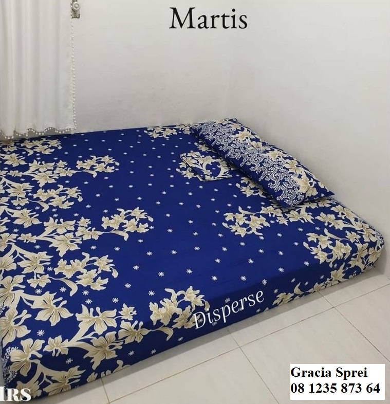 <p>Sprei Martins Disperse dengan bahan katun halus